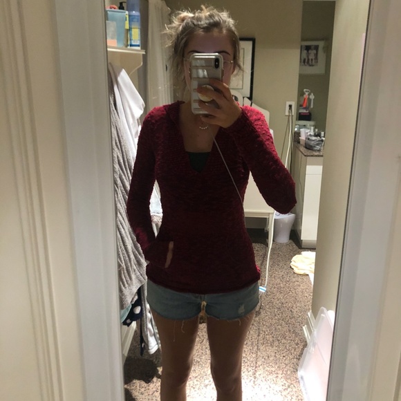 Pink Roxy Knit Sweatshirt - Picture 3 of 4